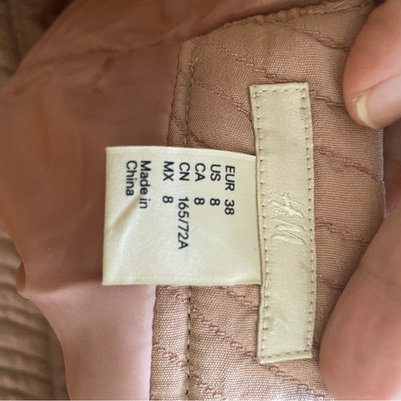 A line Skirt Rosegold/Blush pink H&M - Picture 3 of 4